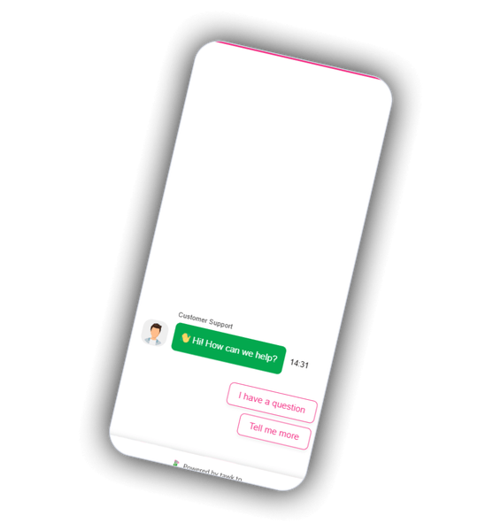 Sweetsino Support-Seite mit Live-Chat-Fenster und Kontaktformular